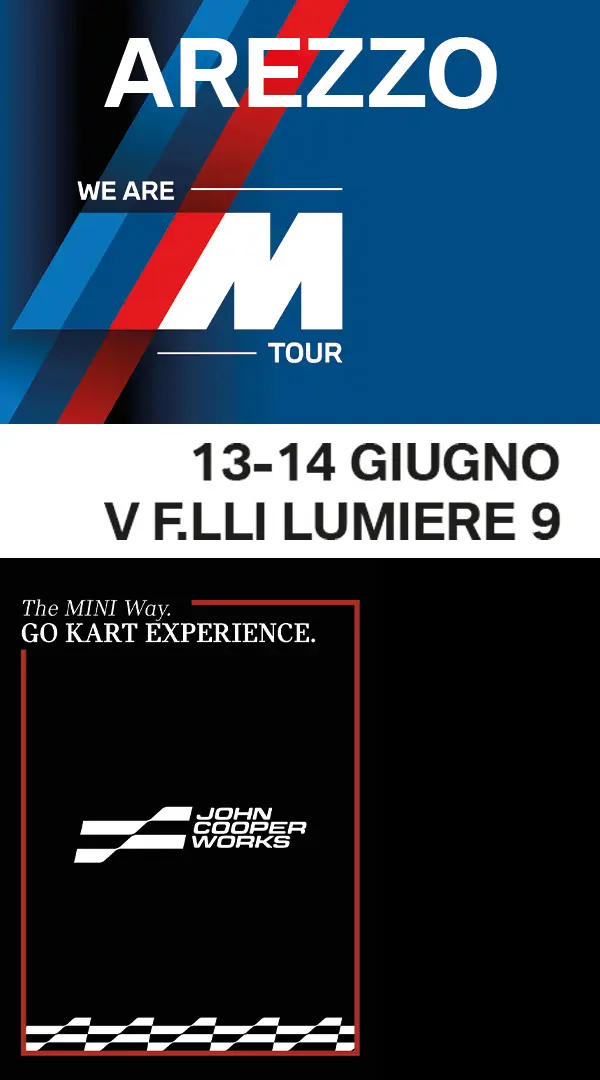 BMW M e MINI JCW Roadshow AREZZO